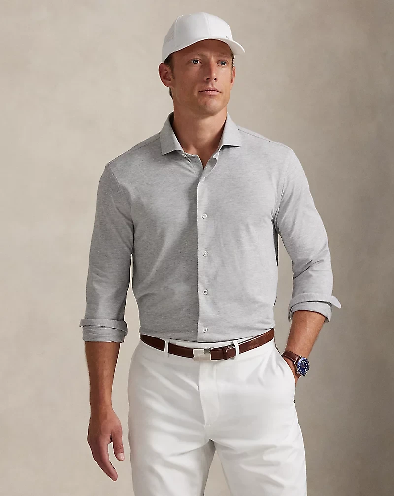 Slim Fit Performance Piqué Shirt