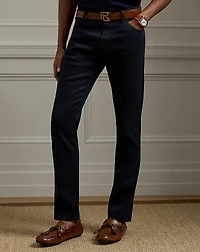 Slim Fit Stretch Linen-Cotton Jean
