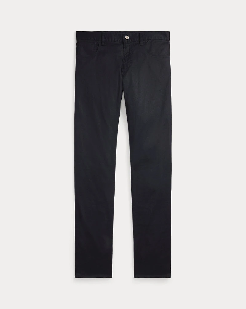 Slim Fit Stretch Linen-Cotton Jean