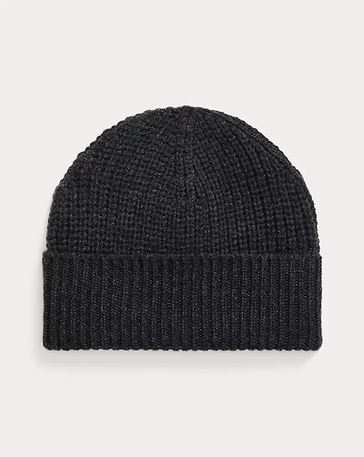 Rib-Knit Cashmere Hat