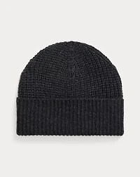 Rib-Knit Cashmere Hat
