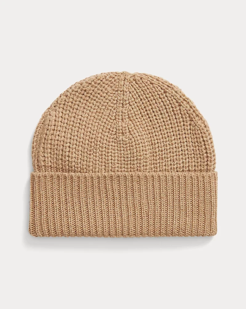Rib-Knit Cashmere Hat