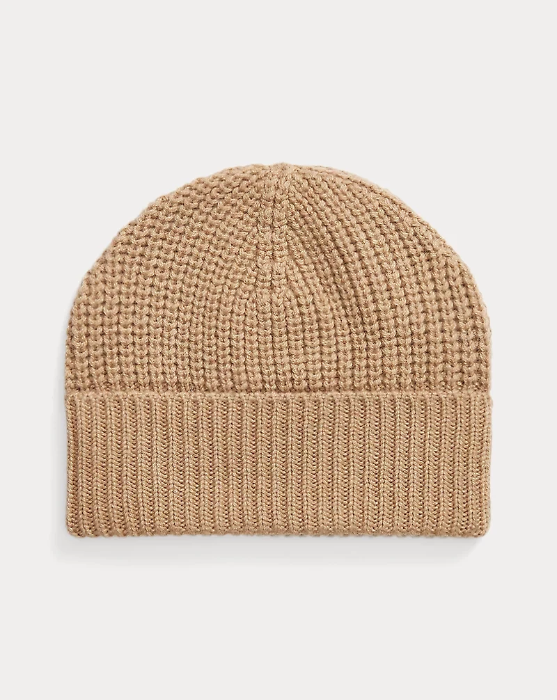 Rib-Knit Cashmere Hat
