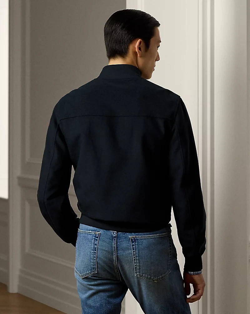 Cotton-Silk Terry Jacket