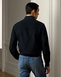 Cotton-Silk Terry Jacket