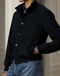 Cotton-Silk Terry Jacket