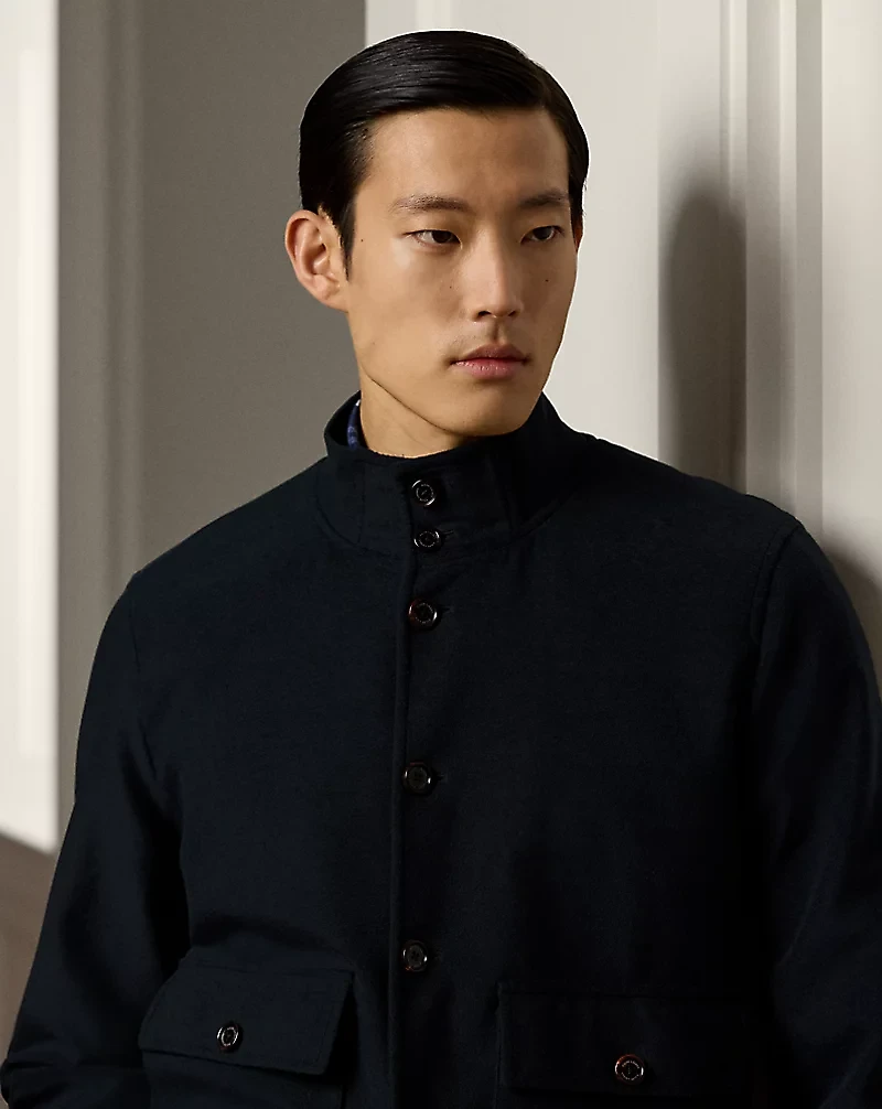 Cotton-Silk Terry Jacket