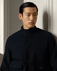 Cotton-Silk Terry Jacket
