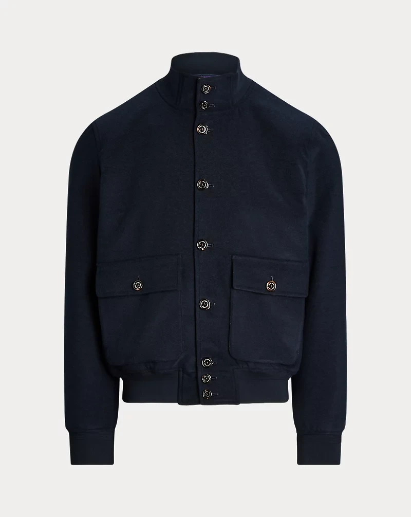 Cotton-Silk Terry Jacket