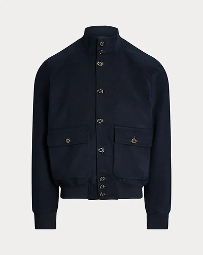 Cotton-Silk Terry Jacket