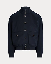 Cotton-Silk Terry Jacket