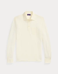 Piqué Long-Sleeve Polo Shirt