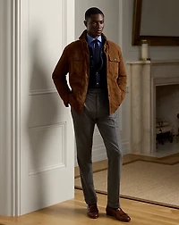 Plaid Cashmere Shirt Sweater