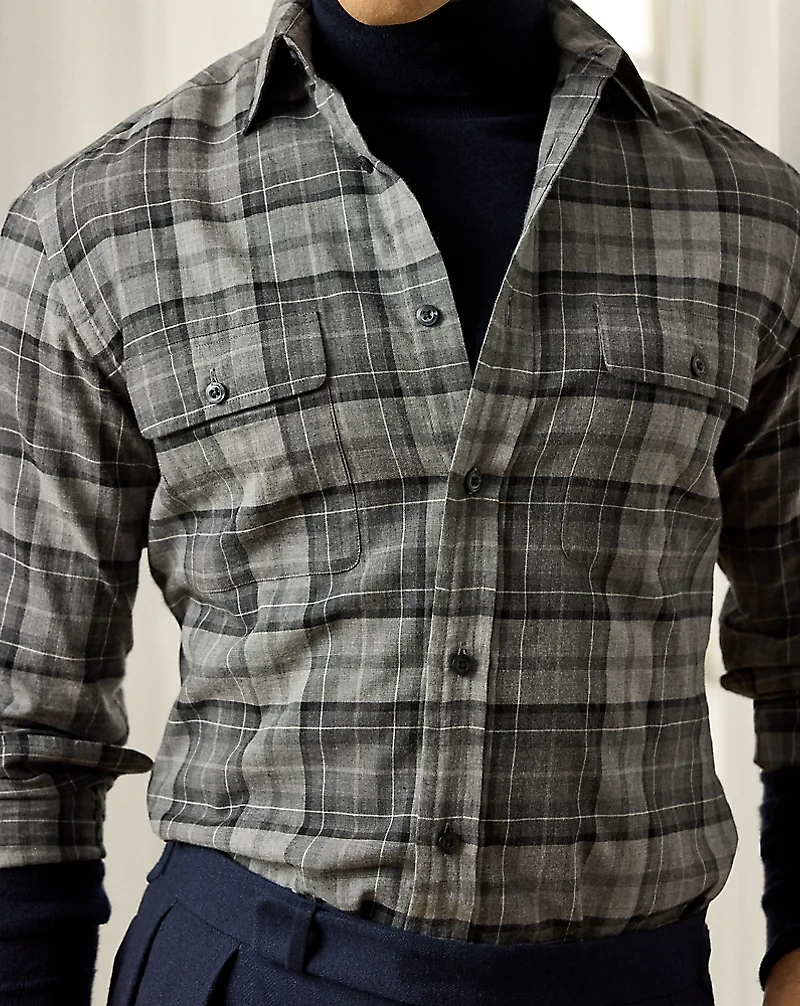 Plaid Twill Shirt