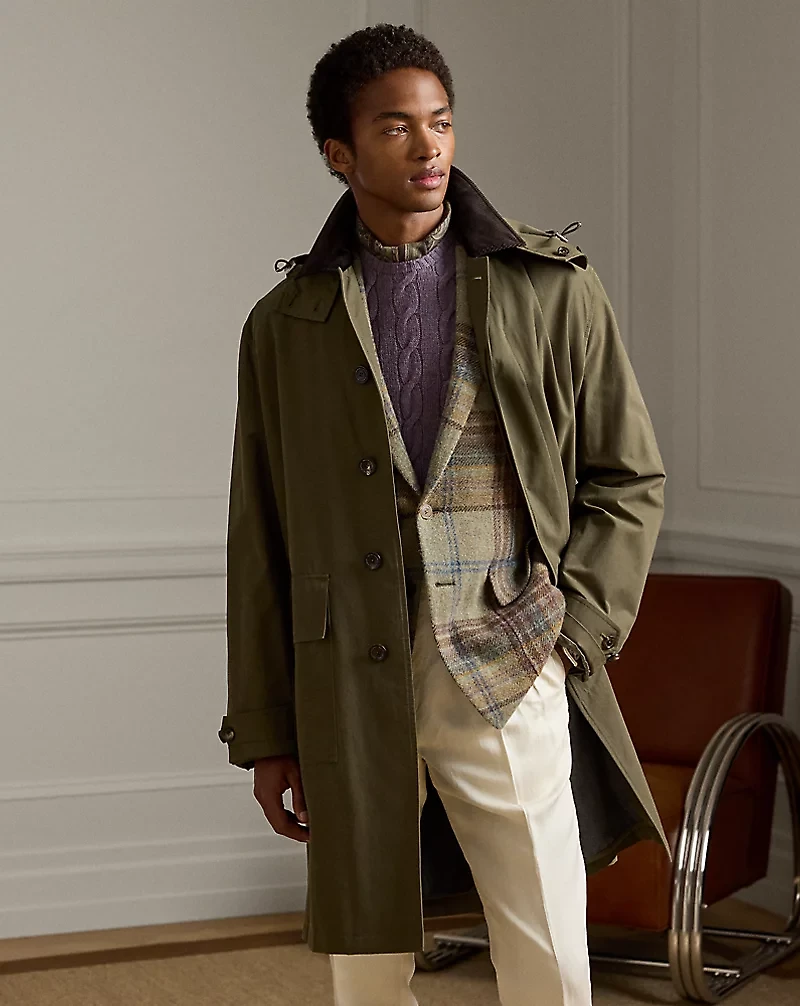 Olson Twill Hooded Coat