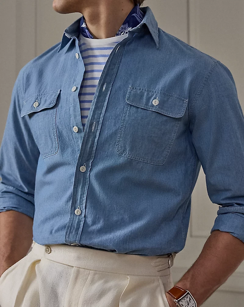Washed Chambray Shirt