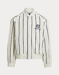 Langdon Striped Cotton-Cashmere Jacket