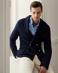 Cashmere Blazer Cardigan