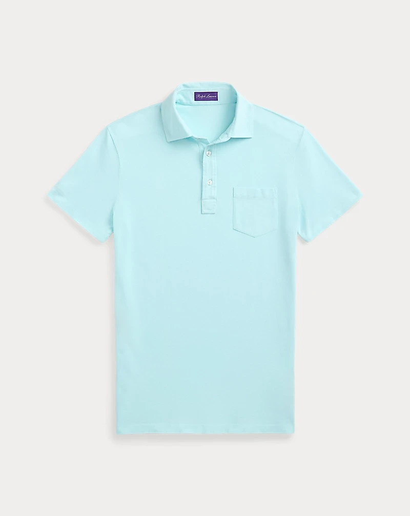 Custom Slim Fit Washed Piqué Polo Shirt