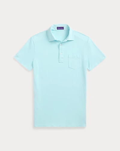 Custom Slim Fit Washed Piqué Polo Shirt