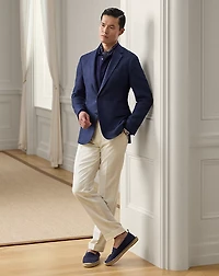 Linen-Cotton Piqué Polo Shirt