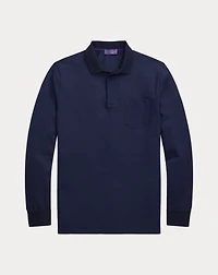 Linen-Cotton Piqué Polo Shirt