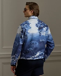Channing Reversible Linen-Silk Jacket