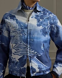 Channing Reversible Linen-Silk Jacket