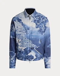 Channing Reversible Linen-Silk Jacket