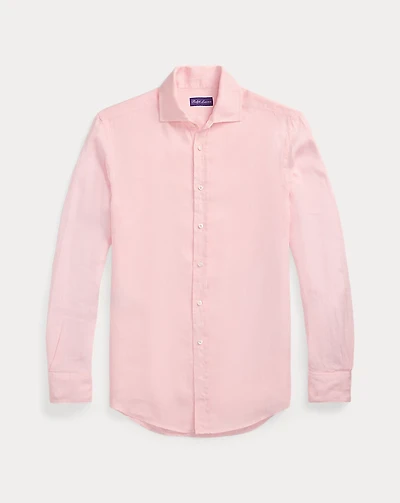 Basket-Weave Linen Shirt