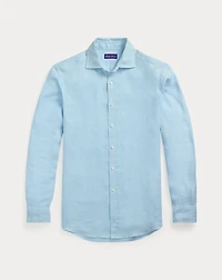Basket-Weave Linen Shirt