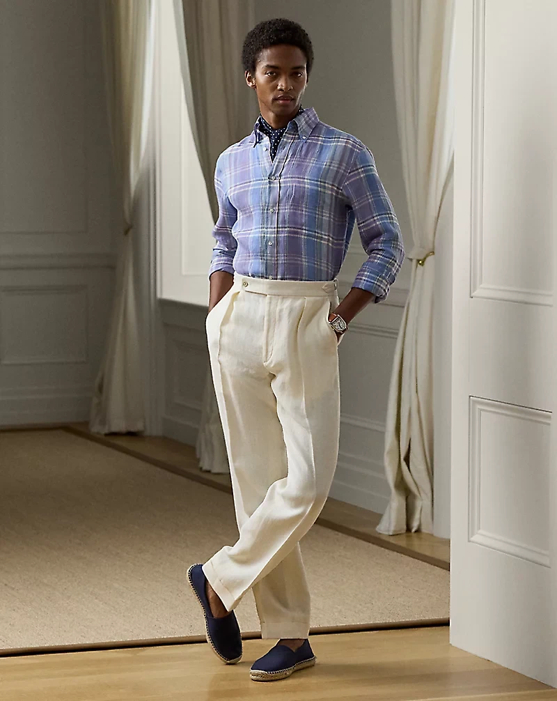 Plaid Linen Shirt