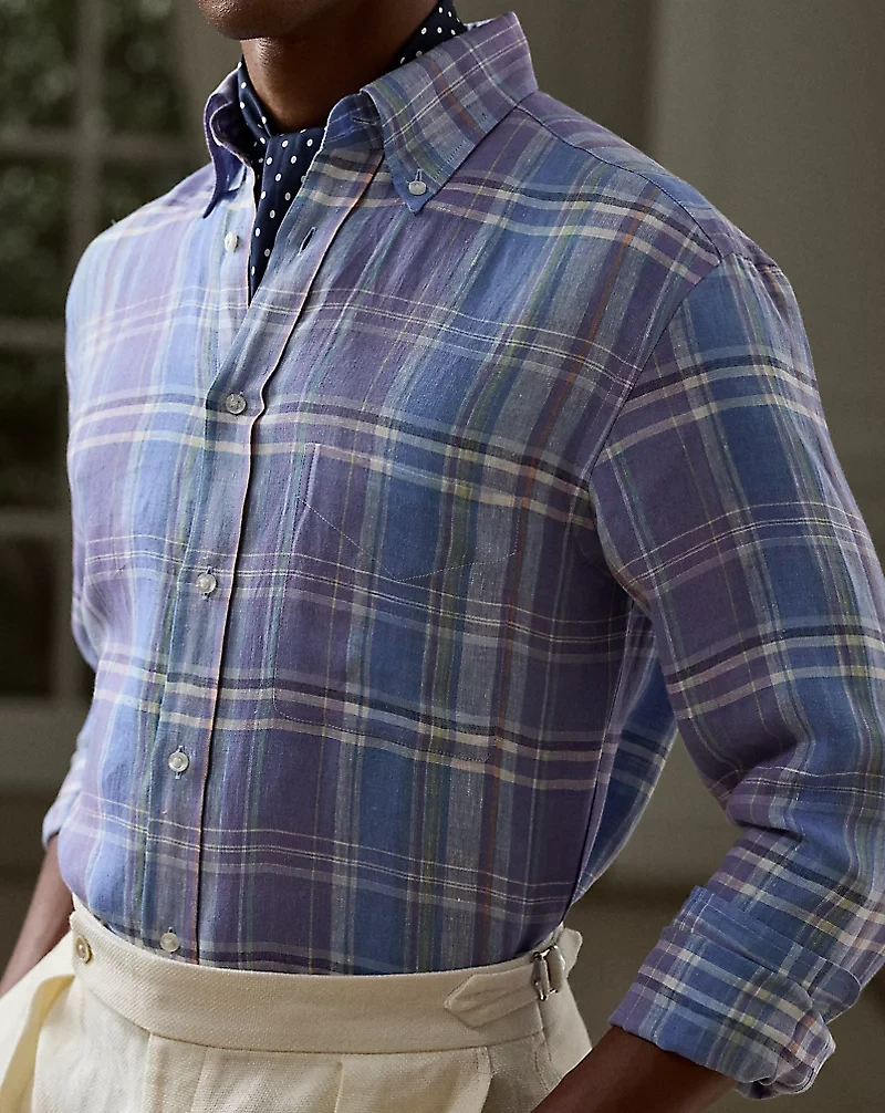 Plaid Linen Shirt