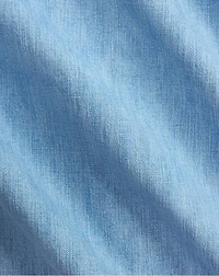 Cotton-Linen Denim Western Shirt