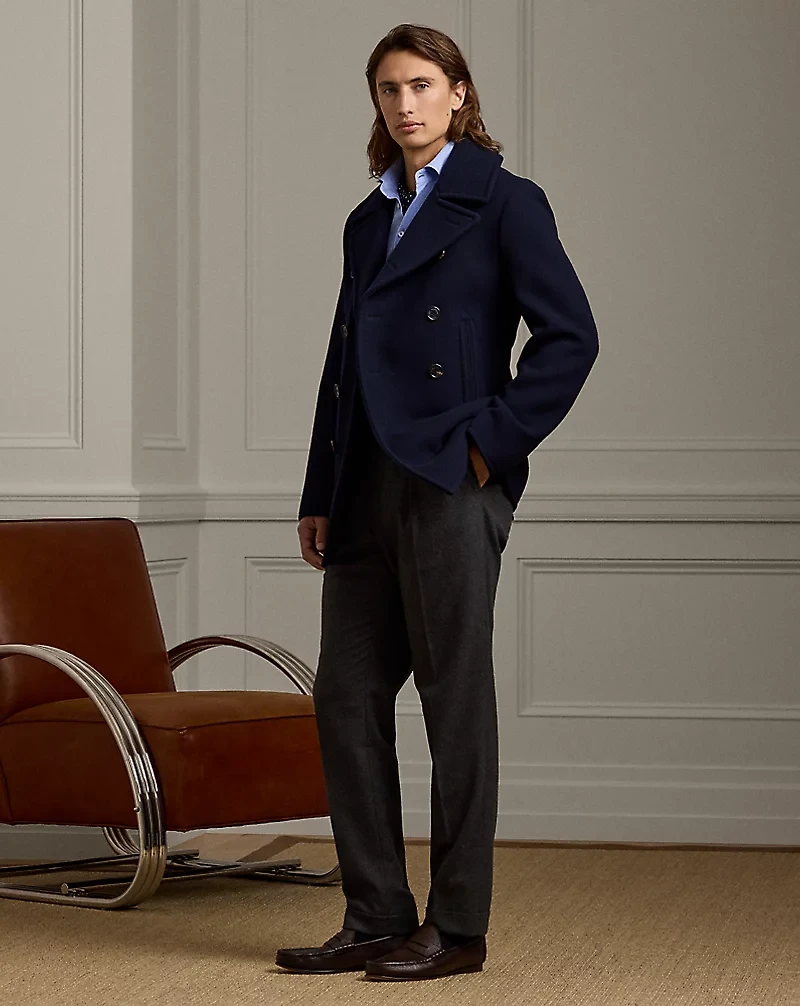 Fullerton Wool-Cashmere Peacoat