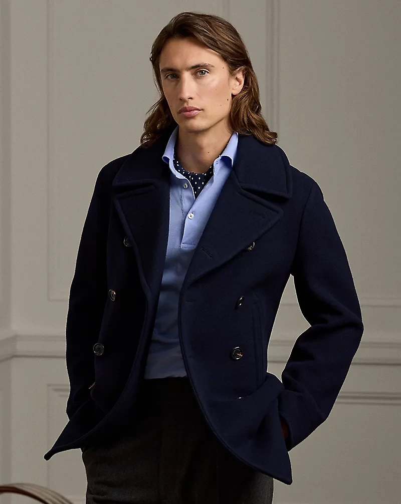 Fullerton Wool-Cashmere Peacoat