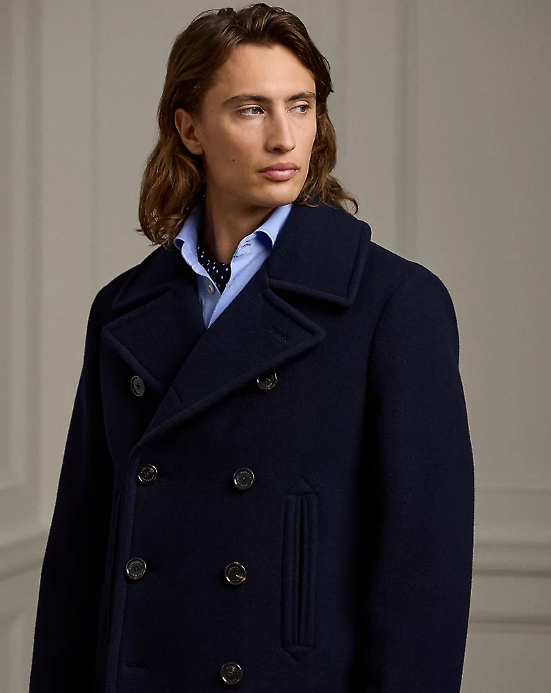 Fullerton Wool-Cashmere Peacoat