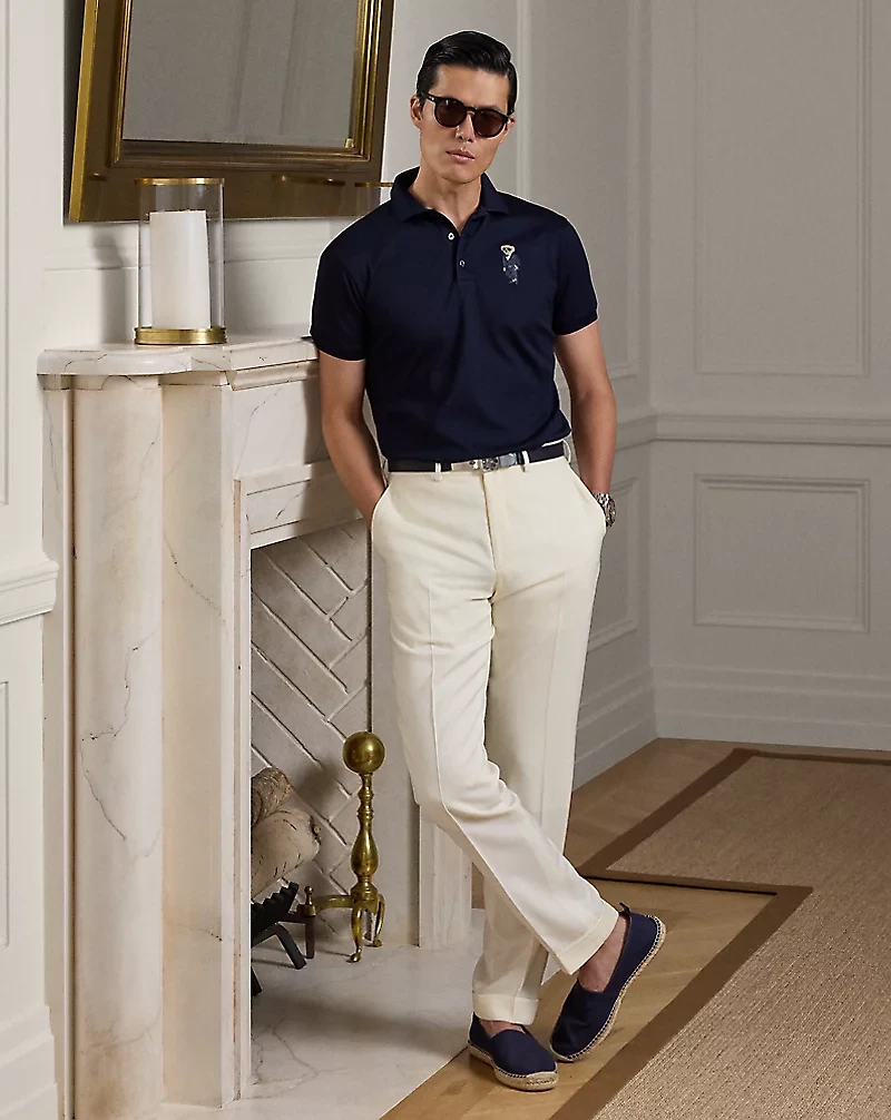 Custom Slim Polo Bear Piqué Polo Shirt 