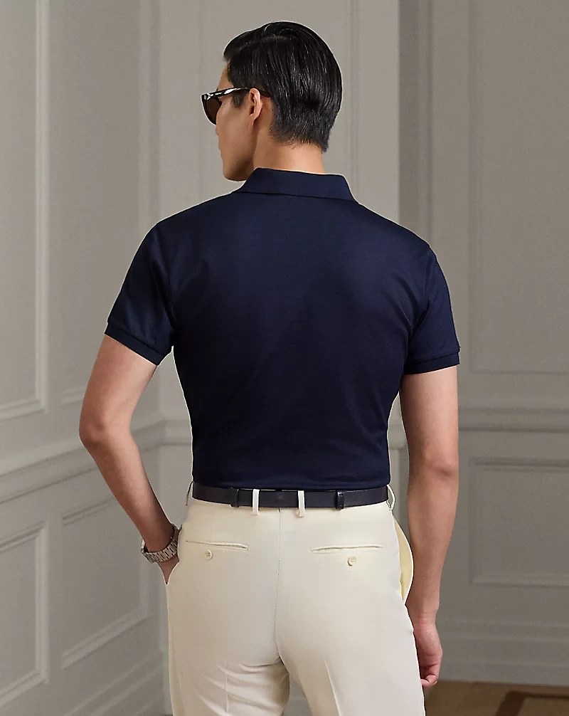 Custom Slim Polo Bear Piqué Polo Shirt 