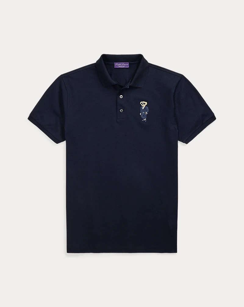 Custom Slim Polo Bear Piqué Polo Shirt 