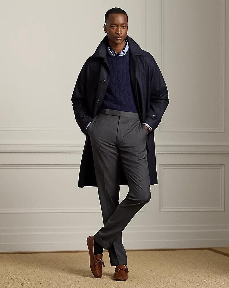 Waldridge Wool-Cashmere Walking Coat