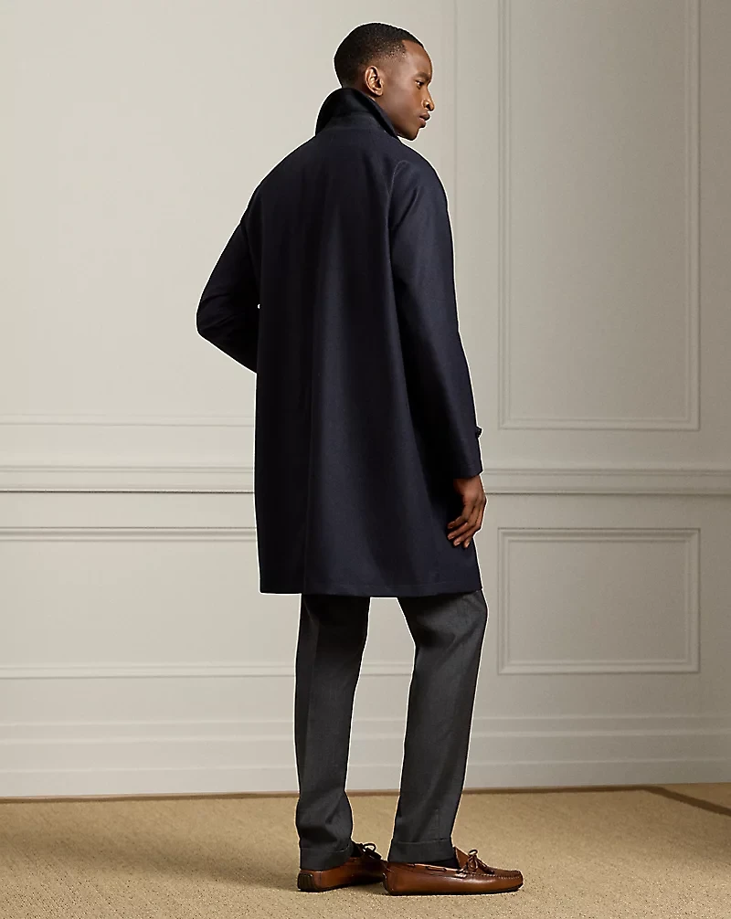 Waldridge Wool-Cashmere Walking Coat