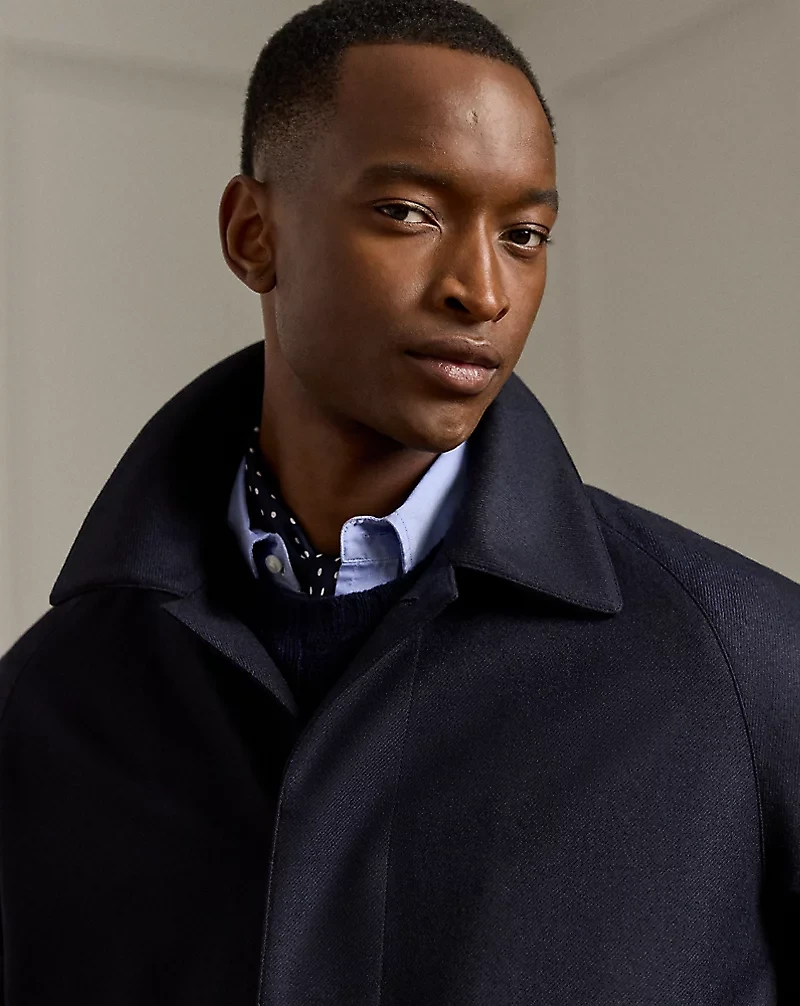 Waldridge Wool-Cashmere Walking Coat