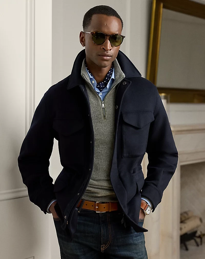 Ripley Wool-Cashmere Four-Pocket Jacket