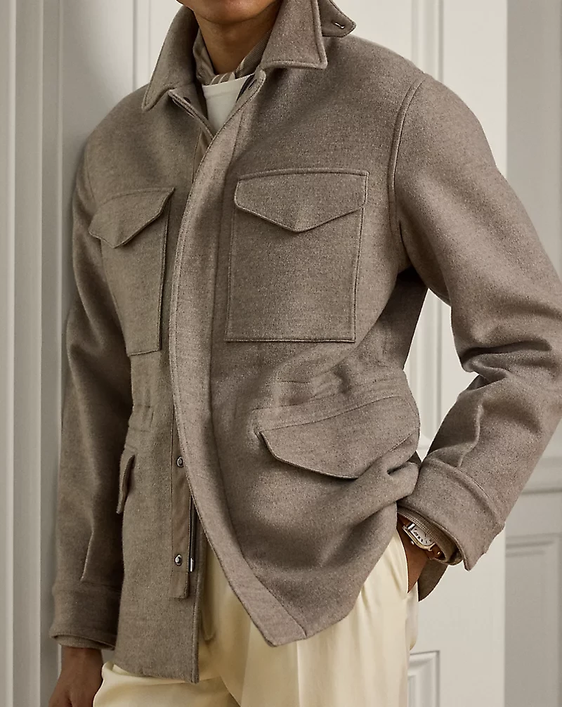 Ripley Wool-Cashmere Four-Pocket Jacket