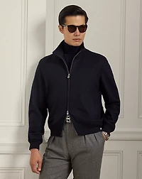 Felton Cashmere-Blend Bomber Jacket