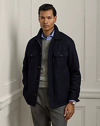 Felton Cashmere-Blend Shirt Jacket
