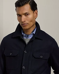 Felton Cashmere-Blend Shirt Jacket