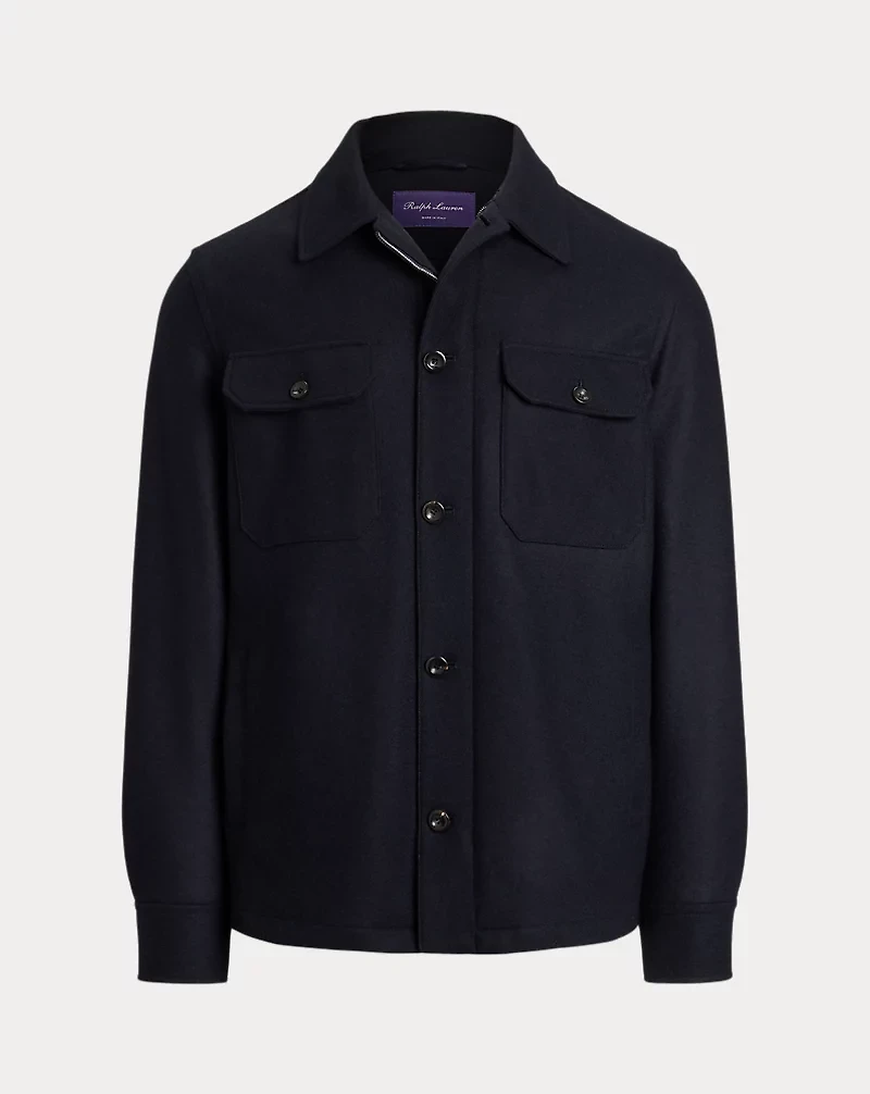 Felton Cashmere-Blend Shirt Jacket
