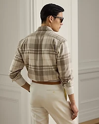 Plaid Cashmere Shirt